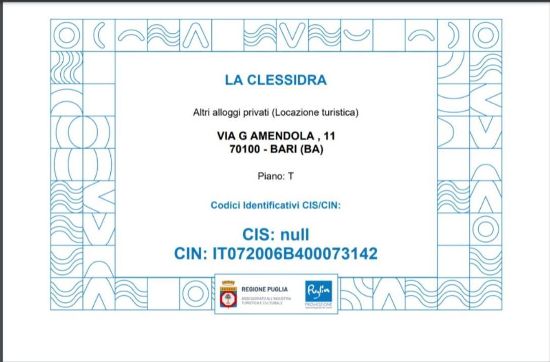 La Clessidra B&B Bari Extérieur photo